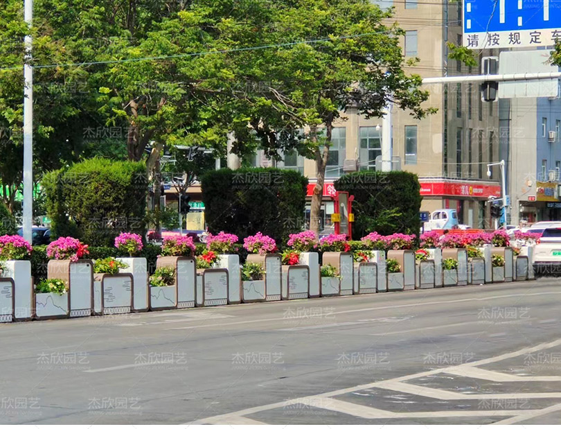 道路隔离带花箱安徽案例